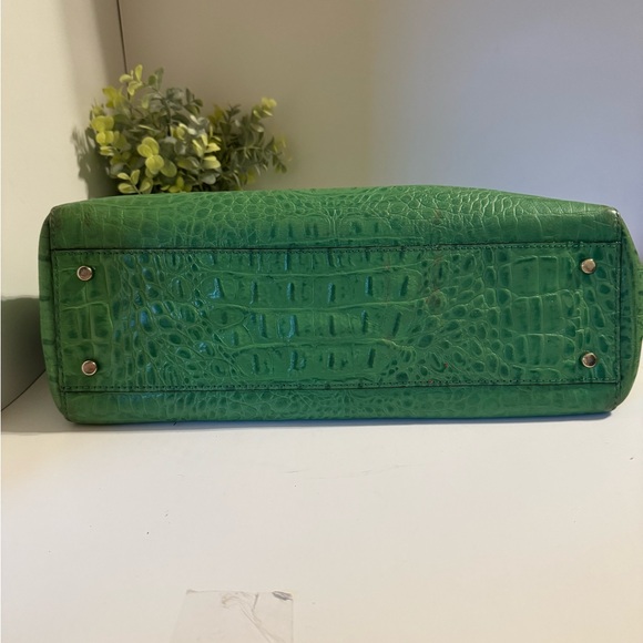 Kate Spade Large Green Embossed Leather Alligator Print - Picture 6 of 9